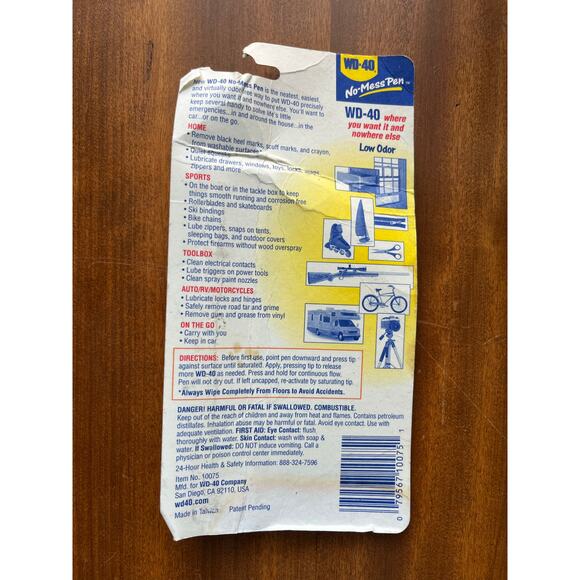 WD-40 No Mess Pen Low Odor Unopened - Picture 2 of 2